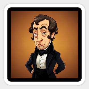 Benjamin Disraeli Sticker